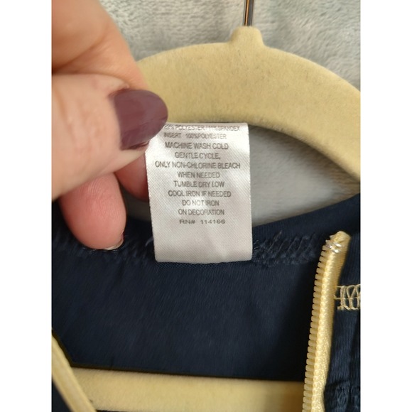 Colosseum Toddler 2T Navy Pitt Panthers Zip Up Hoodie Thumbholes - Picture 7 of 10